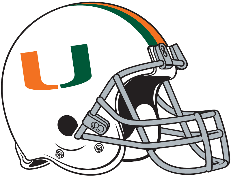 Miami Hurricanes 1976-1983 Helmet Logo t shirts iron on transfers